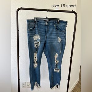 Express Distressed Jeans